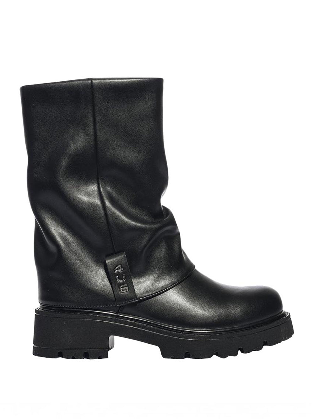 4US KIDS Stivaletti Biker Donna - Nero modello 4BX122