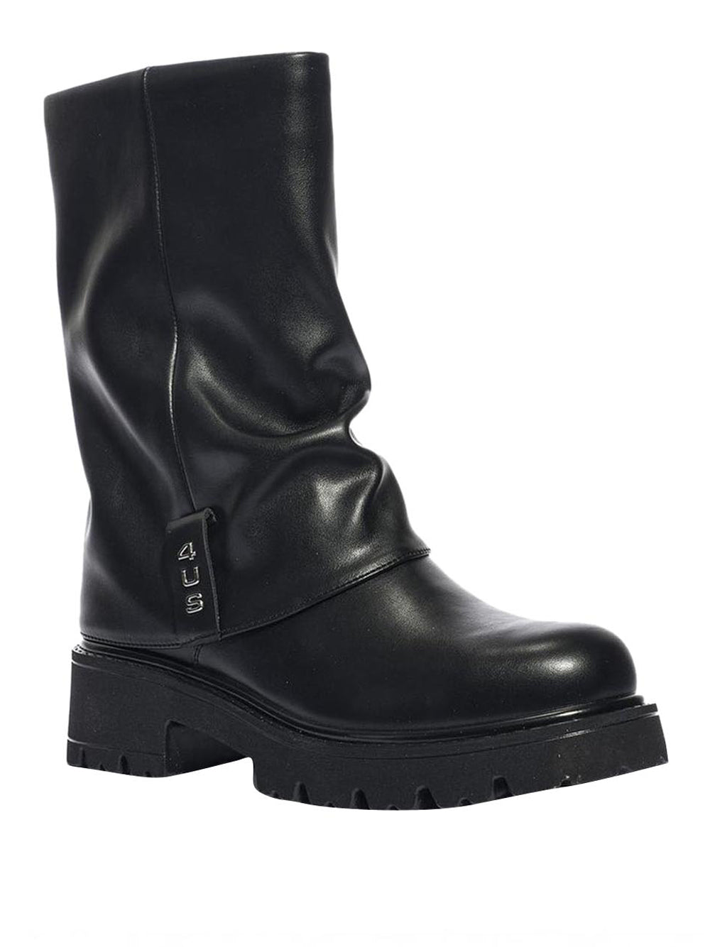 4US KIDS Stivaletti Biker Donna - Nero modello 4BX122