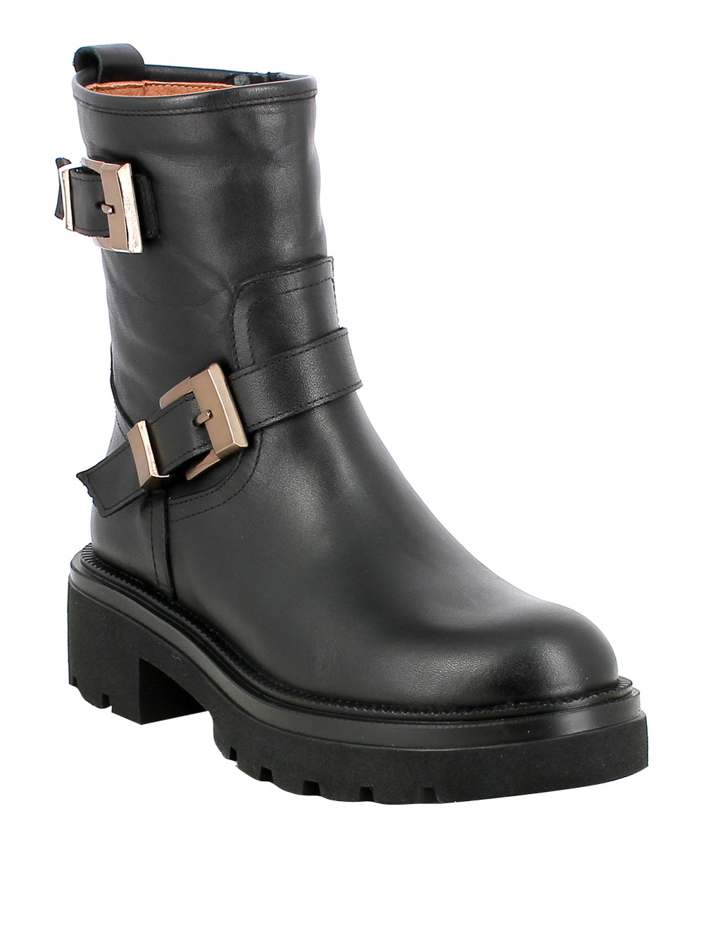 ALBANO Stivaletti Biker Donna - Nero modello 3027