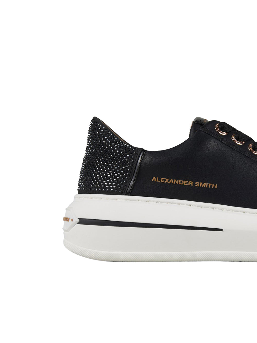 ALEXANDER SMITH Sneakers platform Donna - Nero modello ASBCLSW