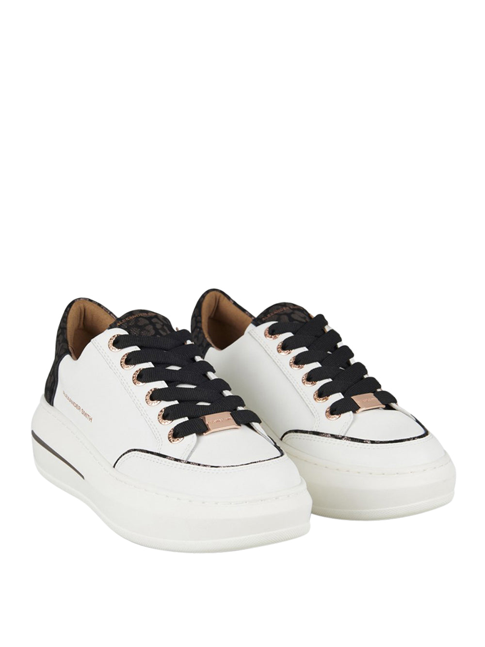 ALEXANDER SMITH Sneakers platform Donna - Bianco modello ASBCLSW