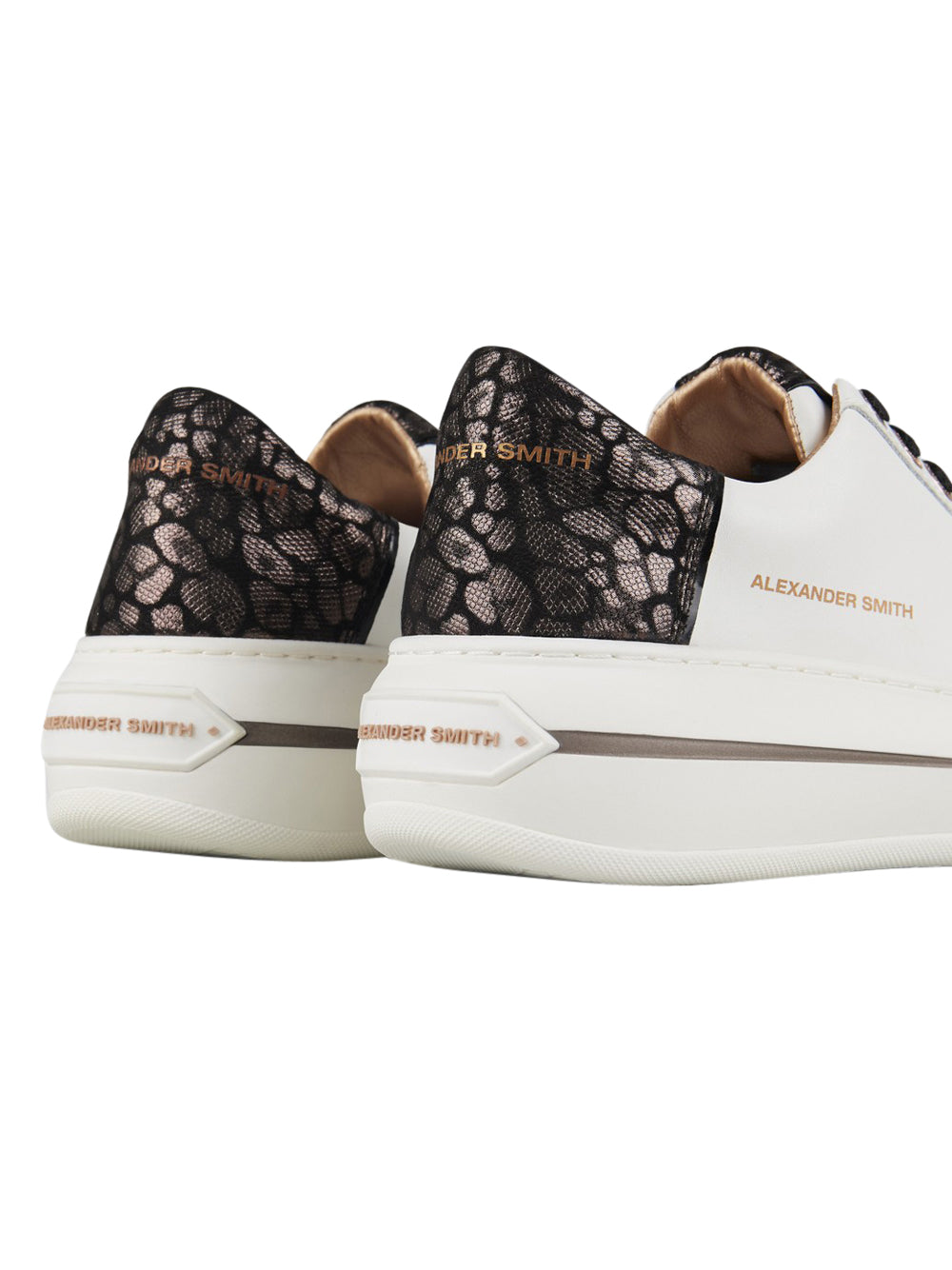 ALEXANDER SMITH Sneakers platform Donna - Bianco modello ASBCLSW