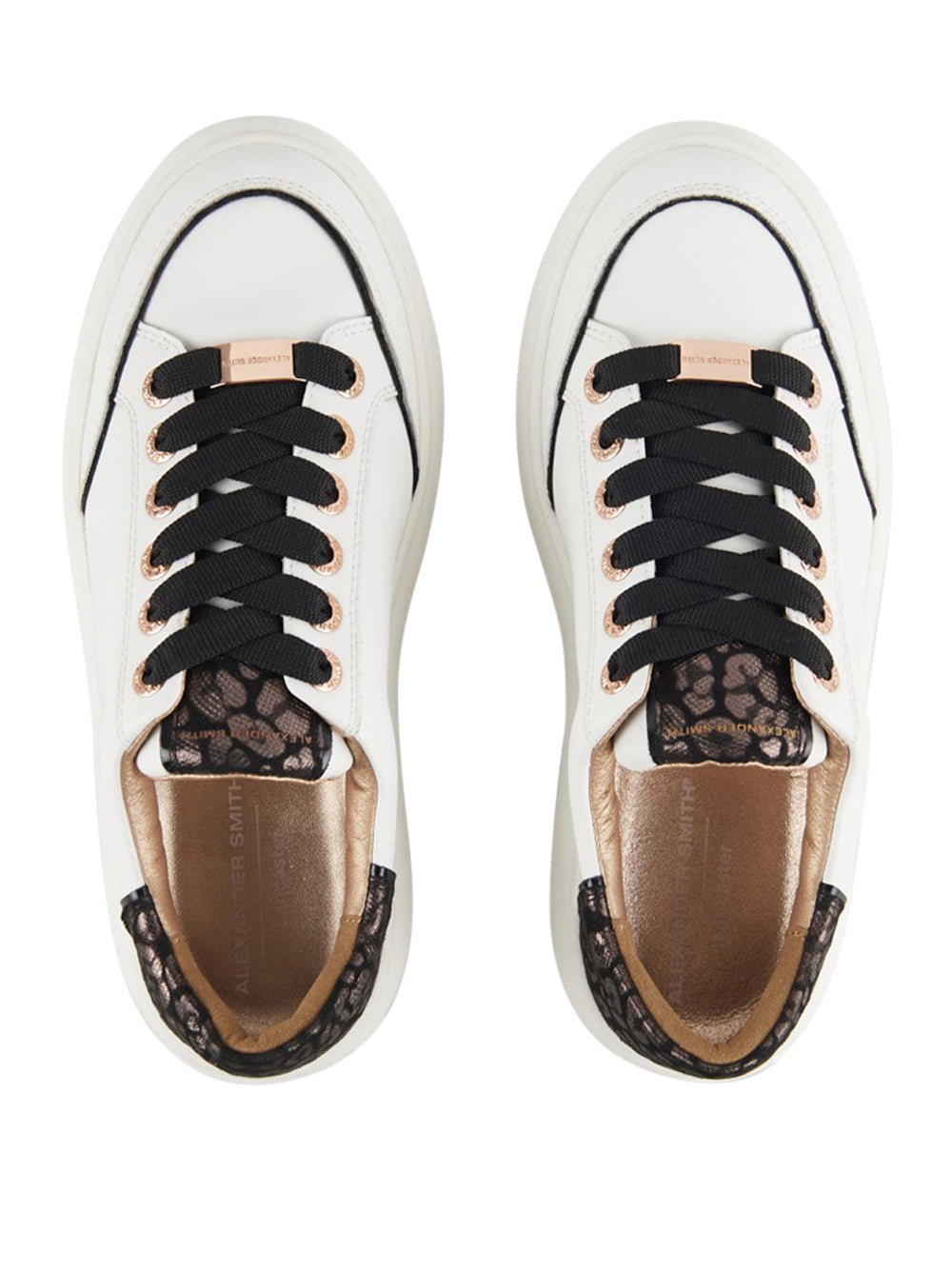 ALEXANDER SMITH Sneakers platform Donna - Bianco modello ASBCLSW