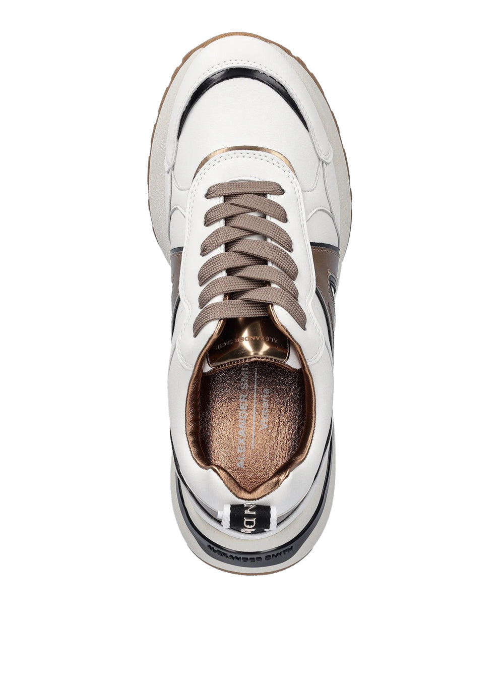 ALEXANDER SMITH Sneakers platform Donna - Bianco modello ASBCVIW