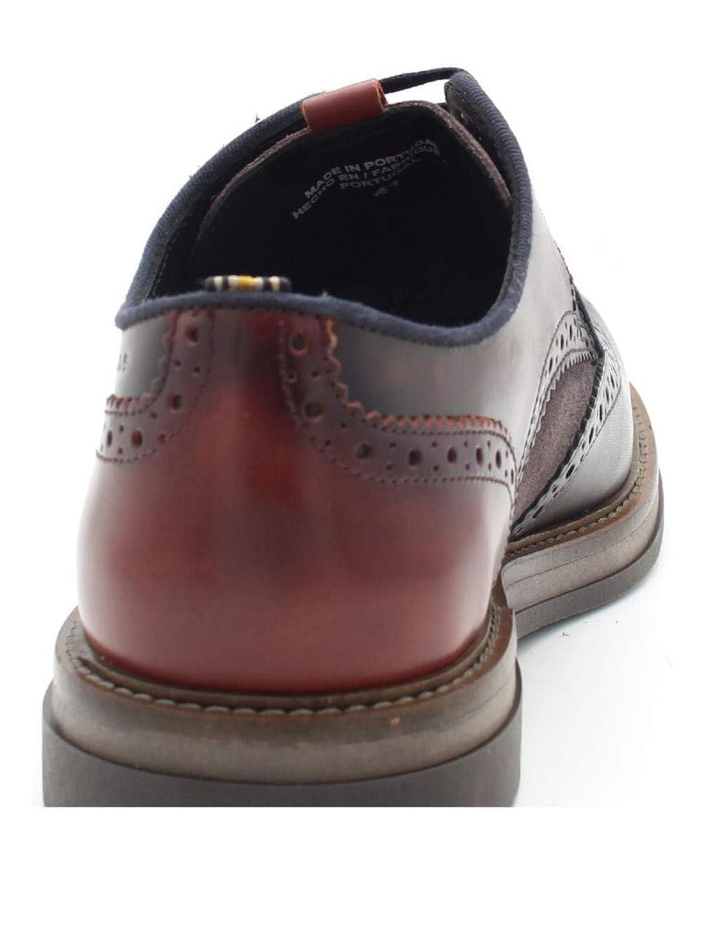 AMBITIOUS Scarpe Stringate duilio Uomo - Testa di moro modello 12391C-6811AM