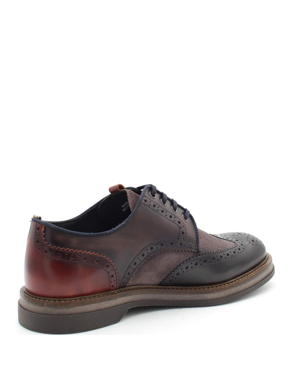 AMBITIOUS Scarpe Stringate duilio Uomo - Testa di moro modello 12391C-6811AM