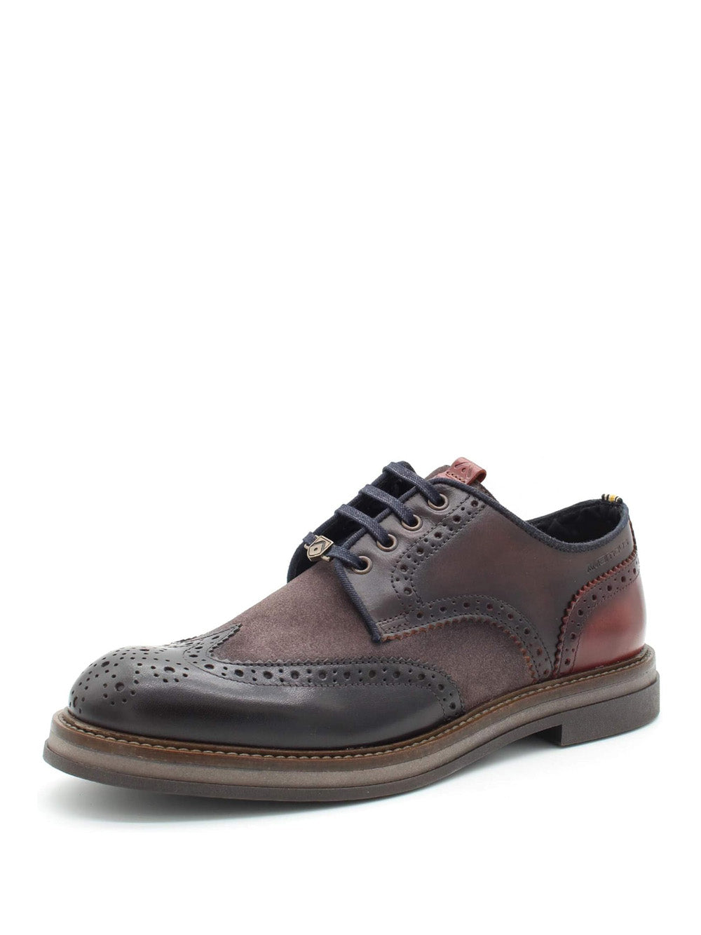 AMBITIOUS Scarpe Stringate duilio Uomo - Testa di moro modello 12391C-6811AM