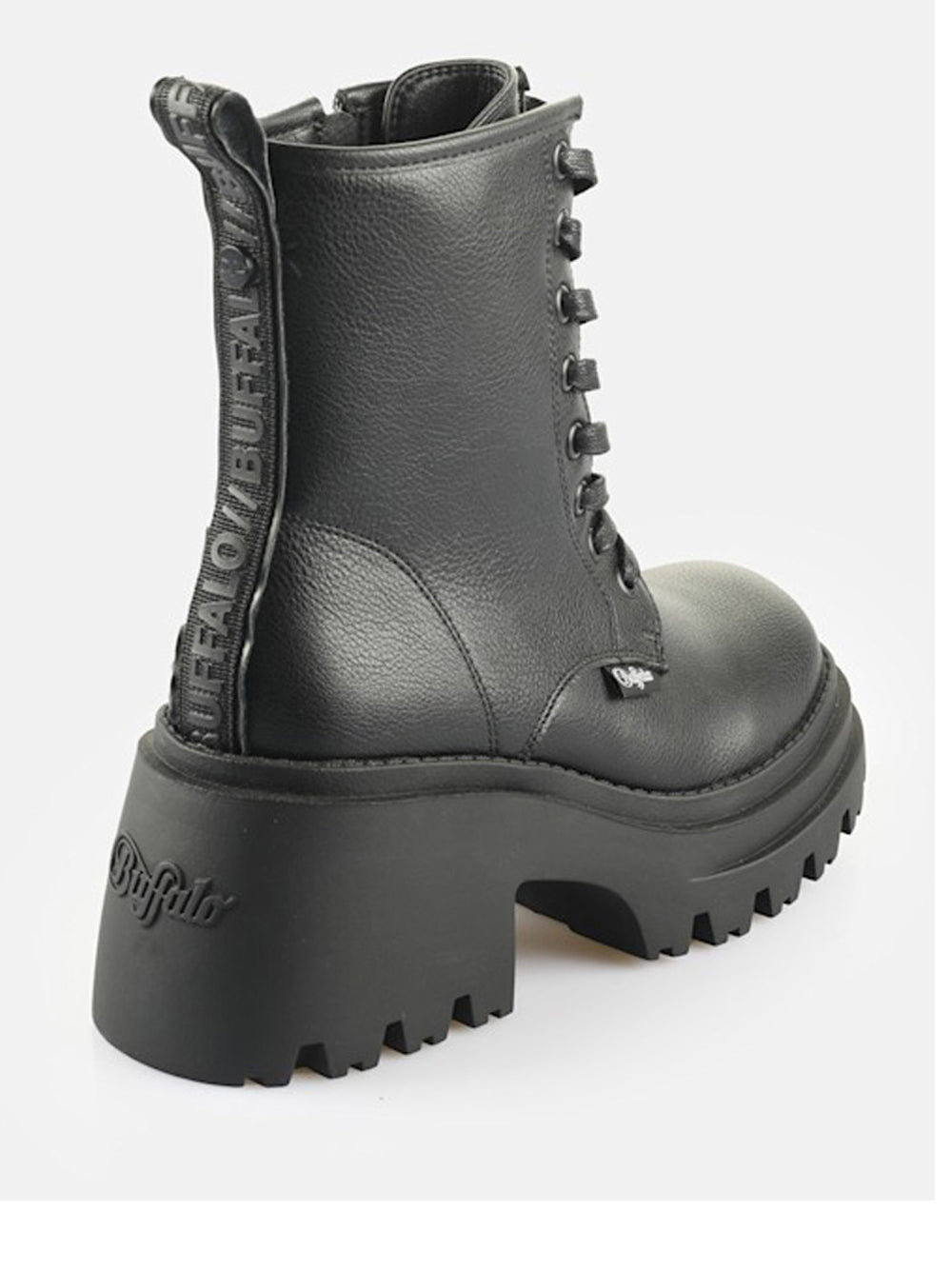 BUFFALO Stivaletti anfibio Donna - Nero modello 1622538