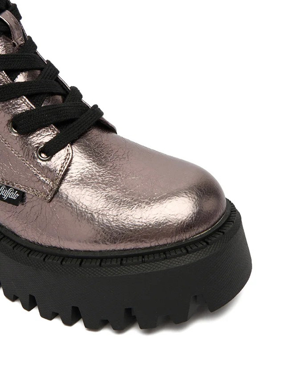 BUFFALO Stivaletti anfibio Donna - Grigio modello 1622596