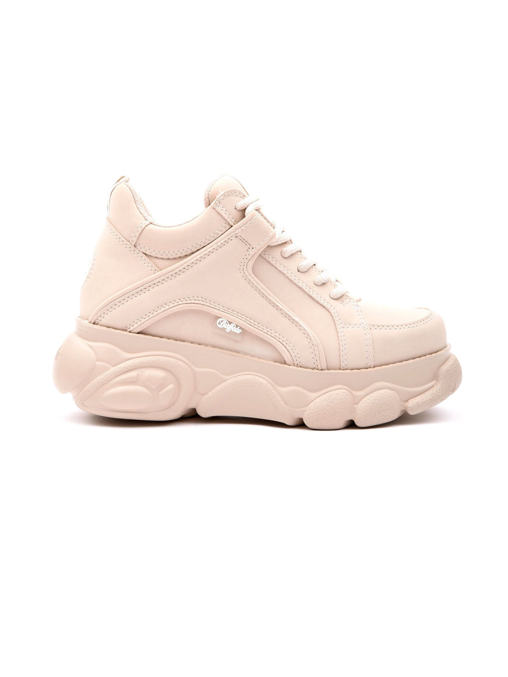BUFFALO Sneakers platform Donna - Beige modello 1630396
