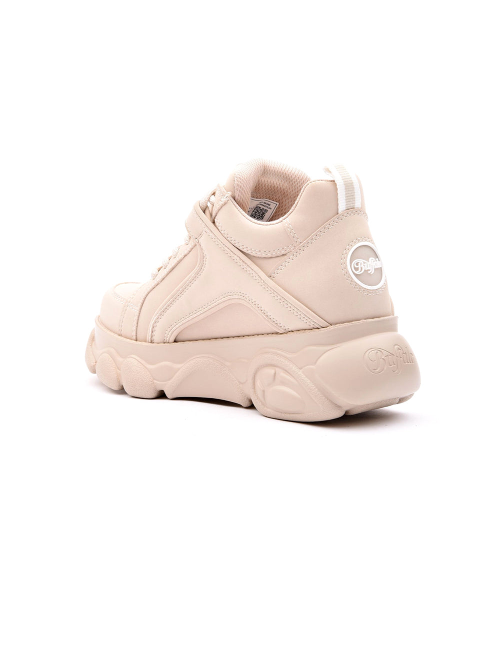 BUFFALO Sneakers platform Donna - Beige modello 1630396