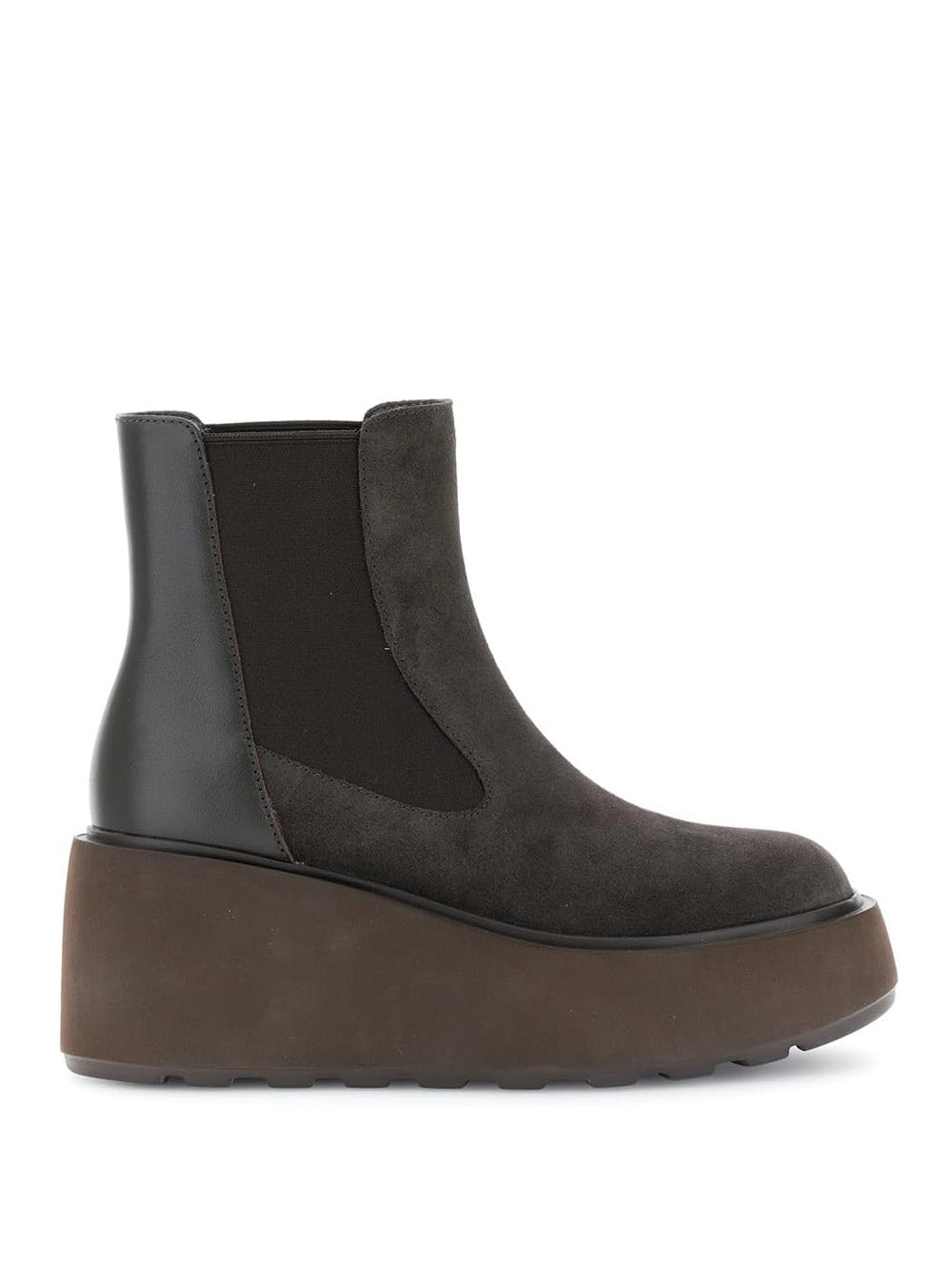 CAFE'NOIR Stivaletti con zeppa Donna - Testa di moro modello C1FL6014