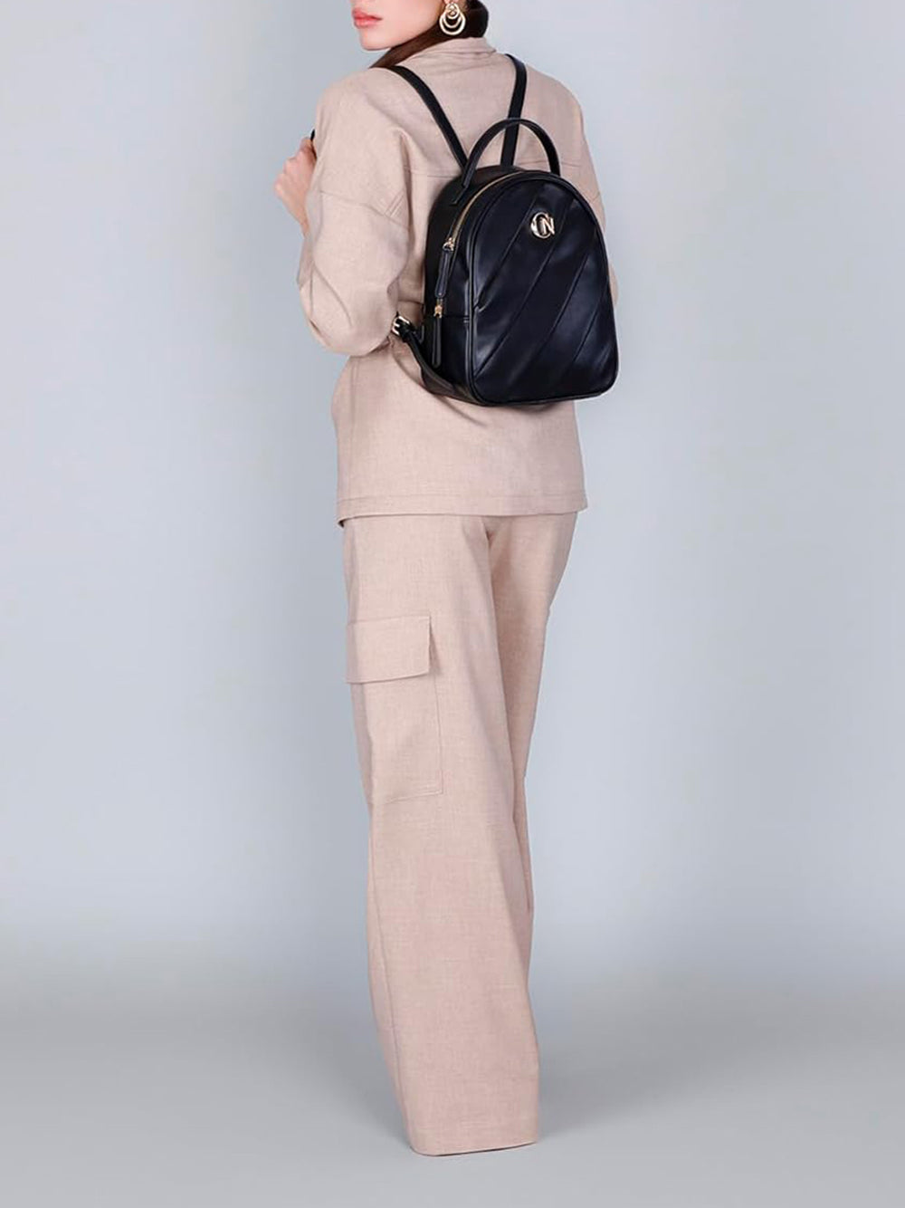 CAFE'NOIR Borsa a Zainetto Donna - Nero modello C3WD0910