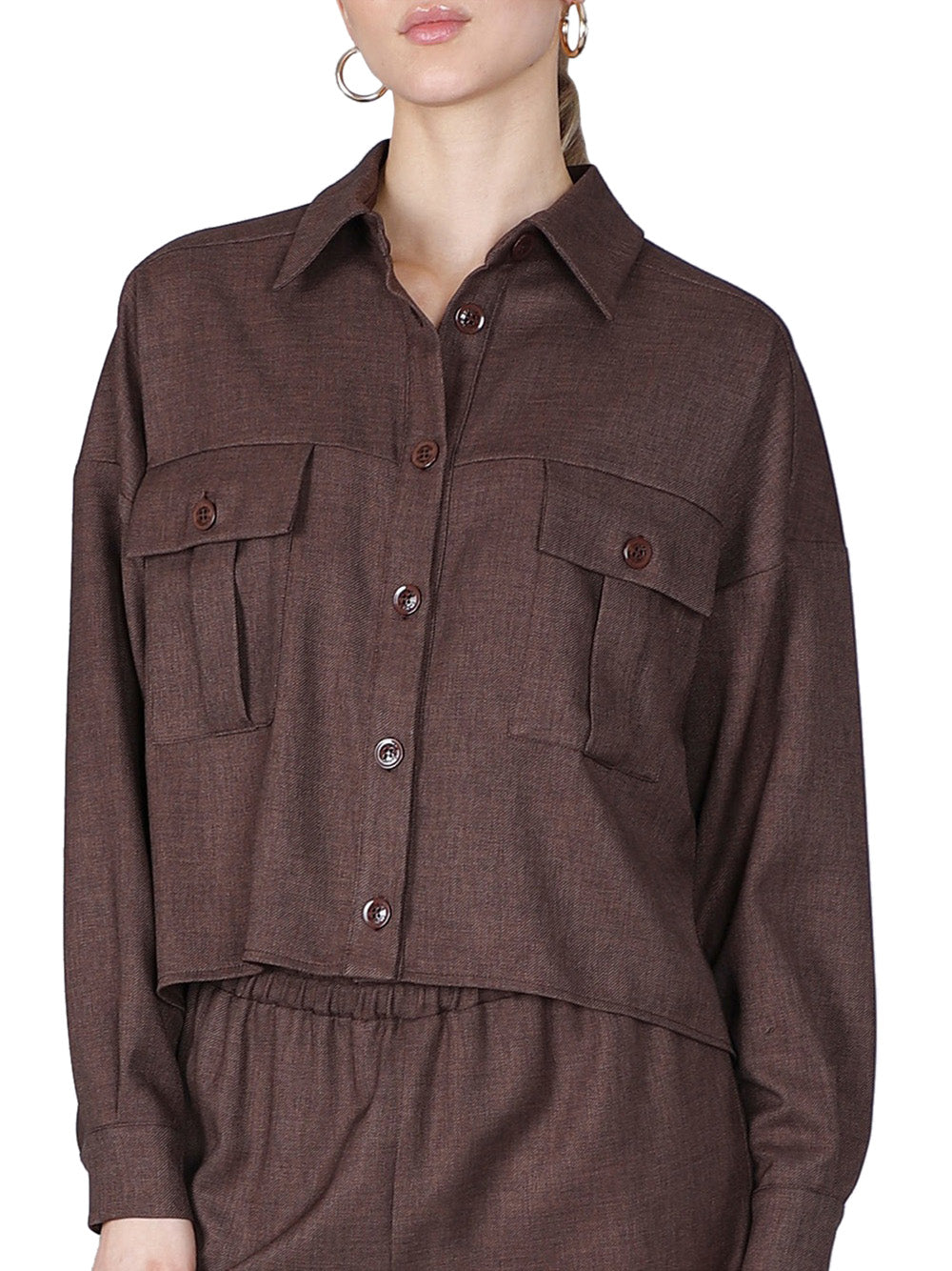 CAFE'NOIR Camicia Donna - Marrone modello C7JC0200