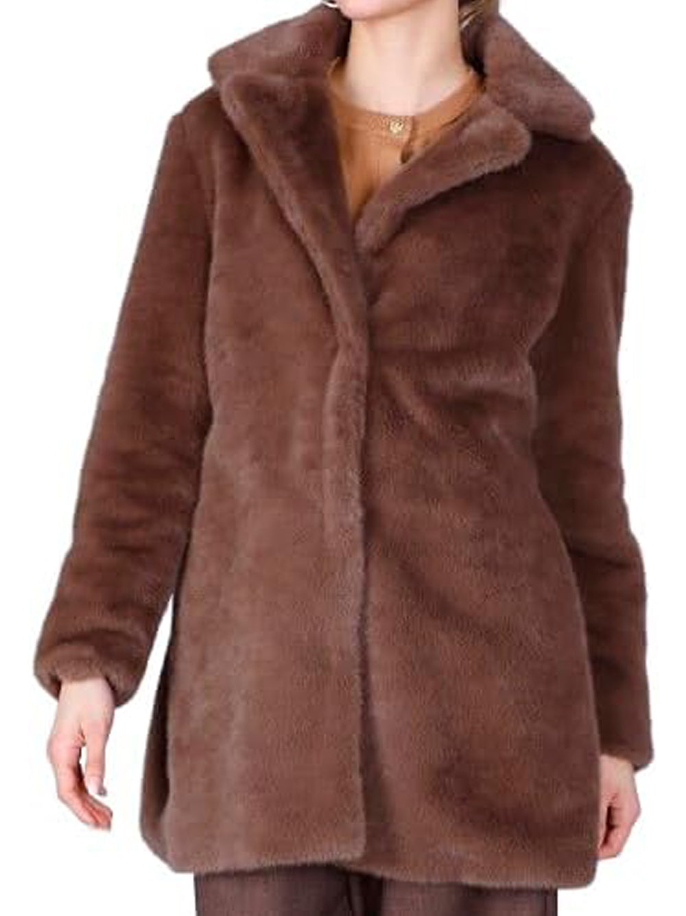 CAFE'NOIR Cappotto Donna - Marrone modello C7JG0037