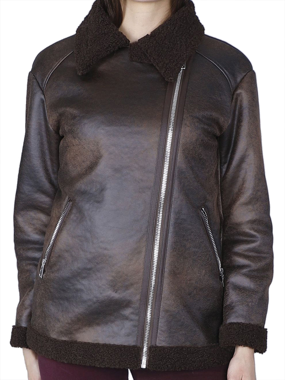 CAFE'NOIR Giubbino Donna - Marrone modello C7JG0038