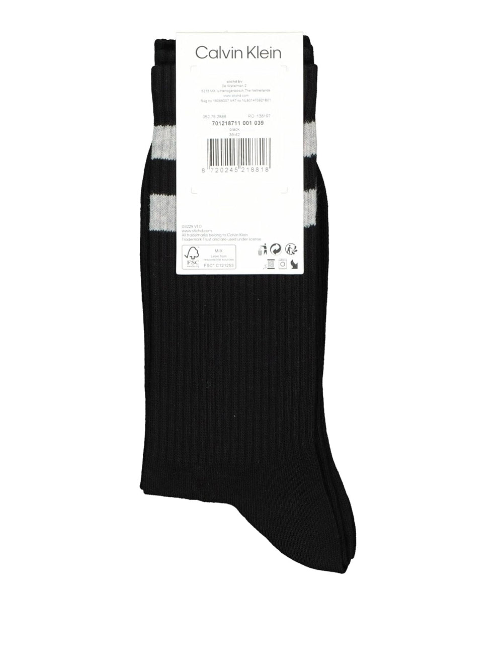 CALVIN KLEIN Calze Uomo - Nero modello 701218711