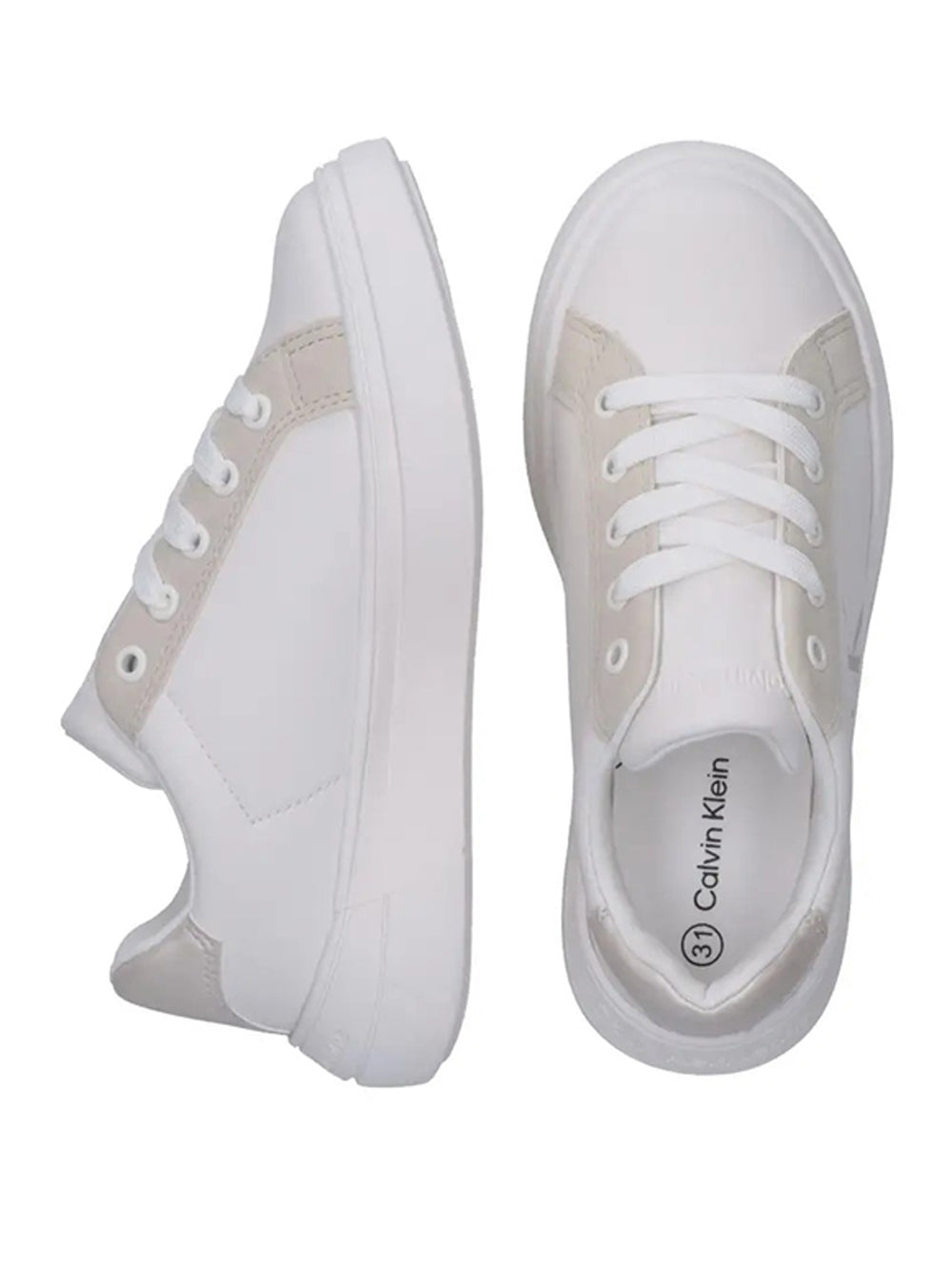 CALVIN KLEIN KID Sneakers Donna - Bianco modello V3X9-83166-1592