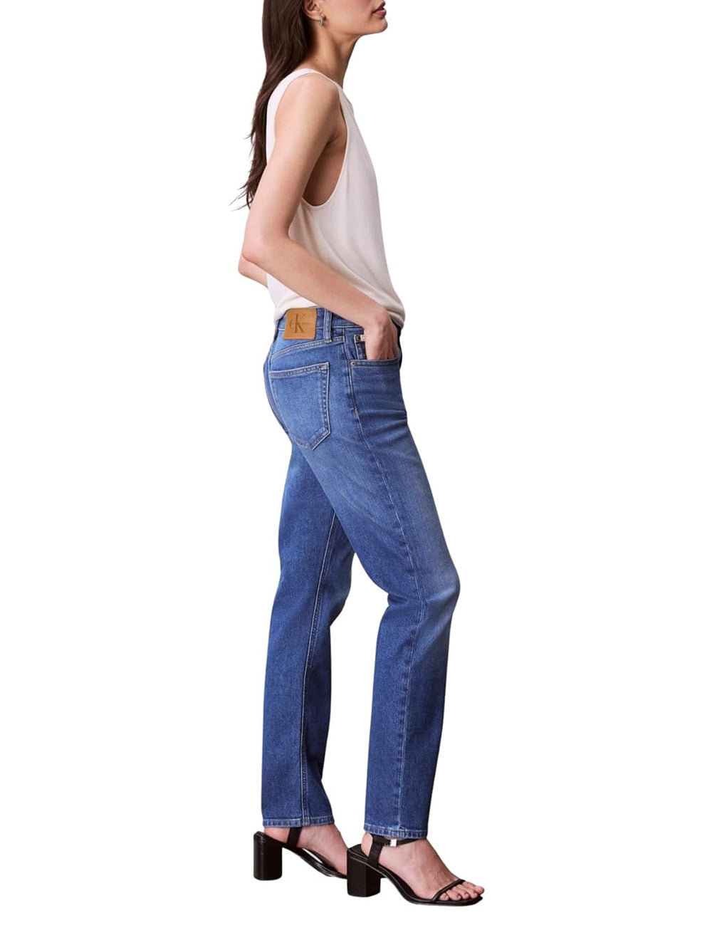 CALVIN KLEIN Jeans Donna - Blu modello LV047C779G
