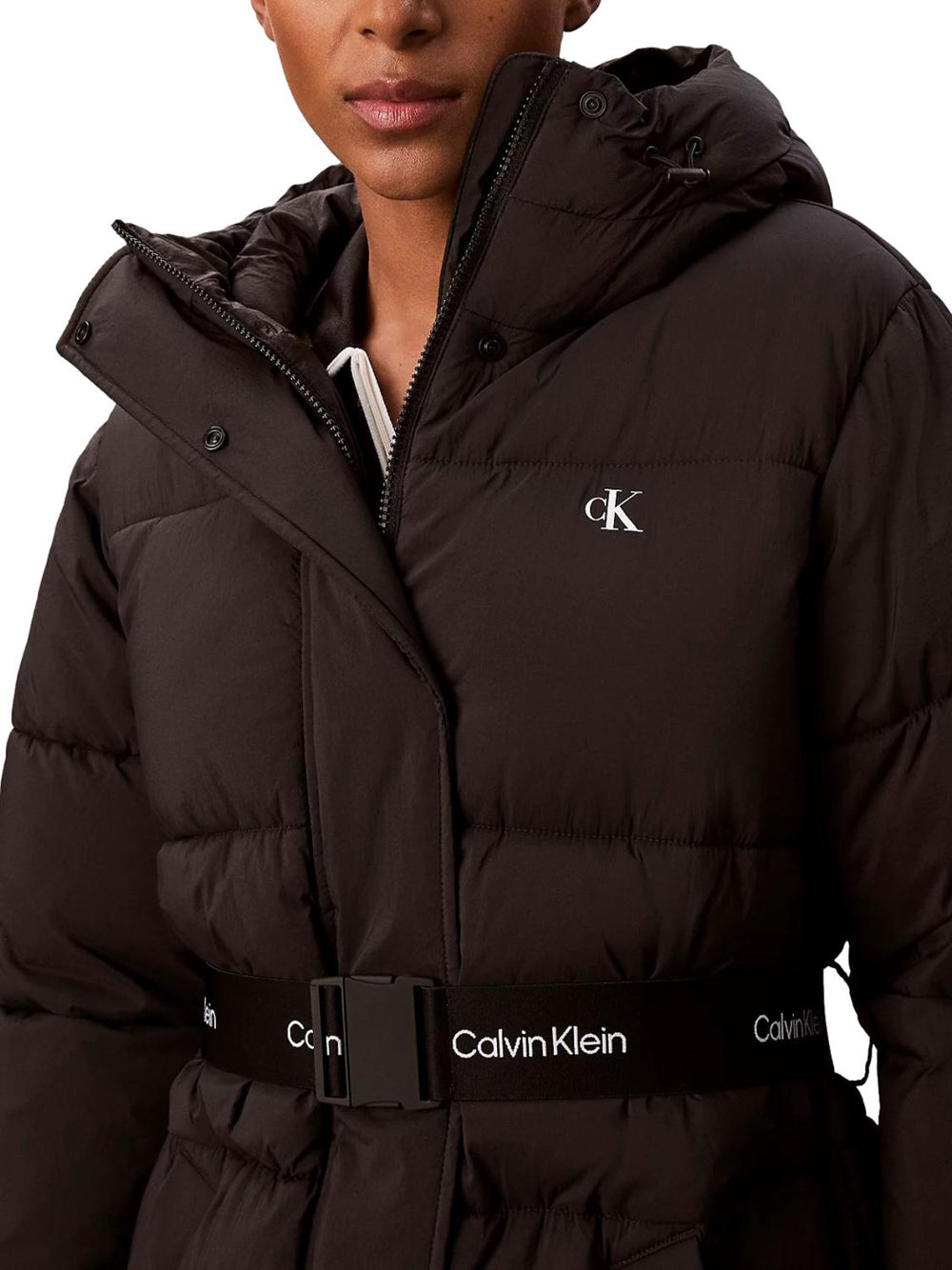 CALVIN KLEIN Giubbino Donna - Nero modello LV047D507G