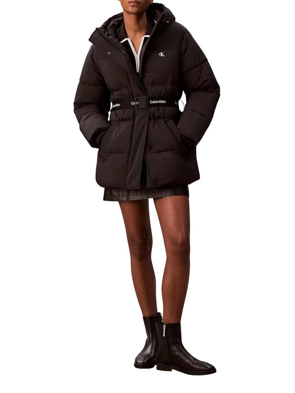 CALVIN KLEIN Giubbino Donna - Nero modello LV047D507G