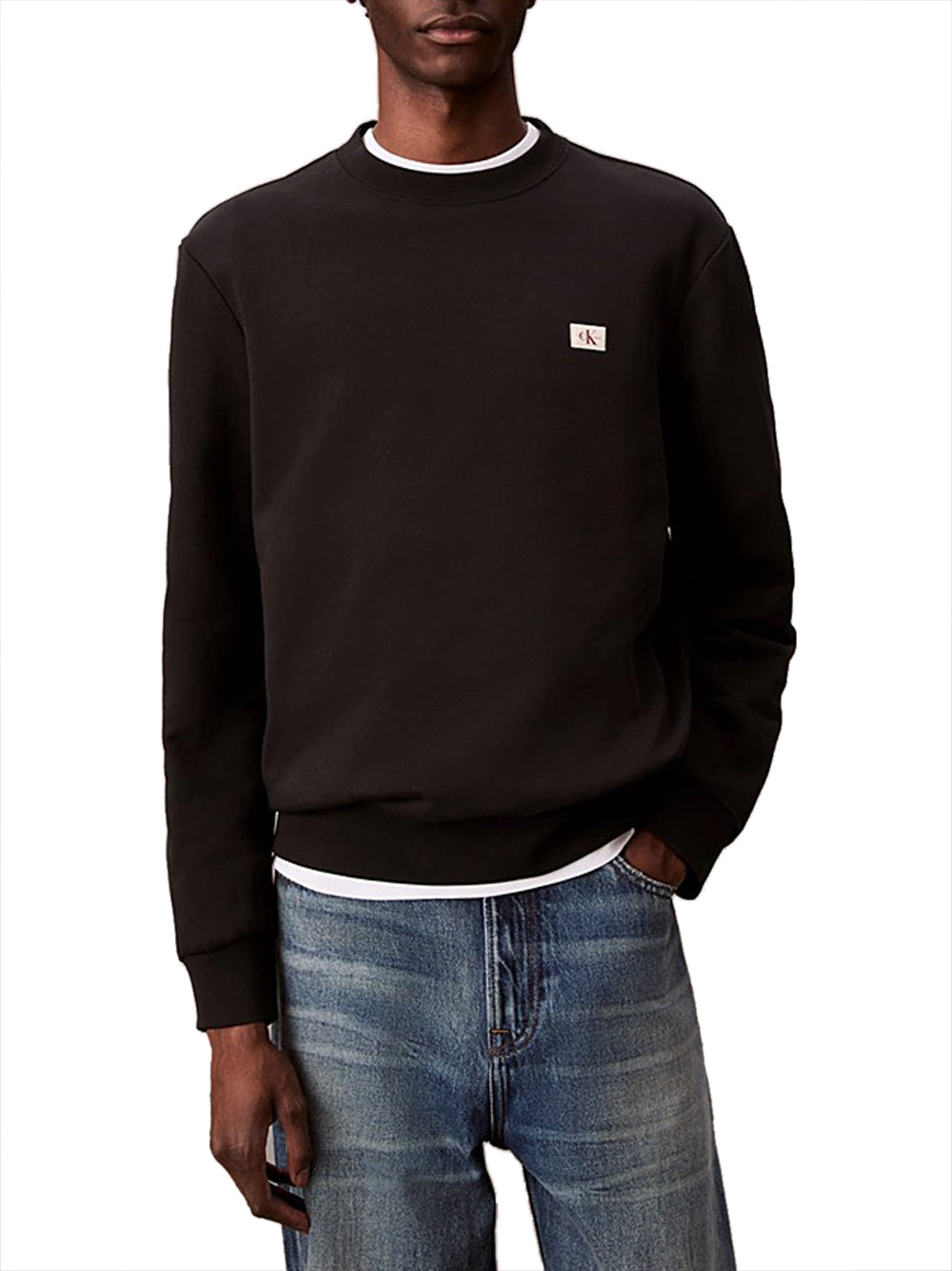 CALVIN KLEIN Felpa Uomo - Nero modello LV04RC273G