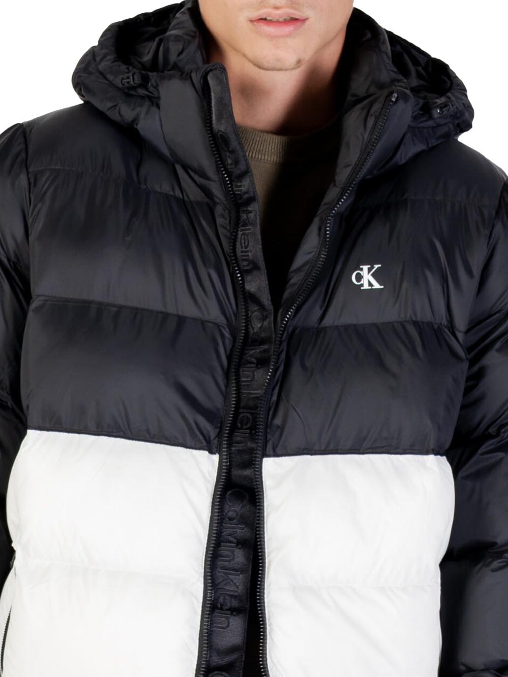 CALVIN KLEIN Giubbino Uomo - Bianco/nero modello LV04RD527G