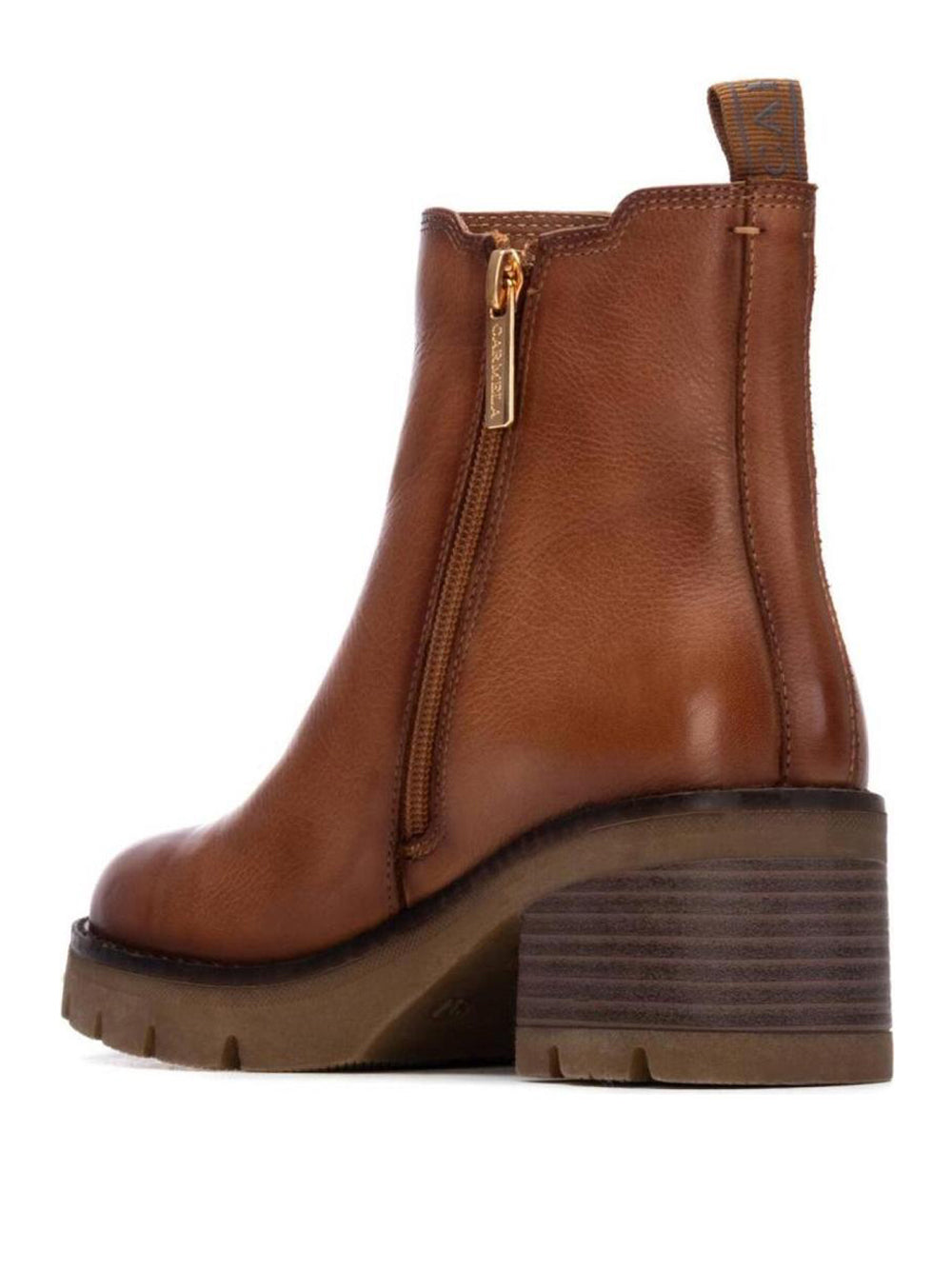 CARMELA Stivaletti con tacco Donna - Camel modello 162573