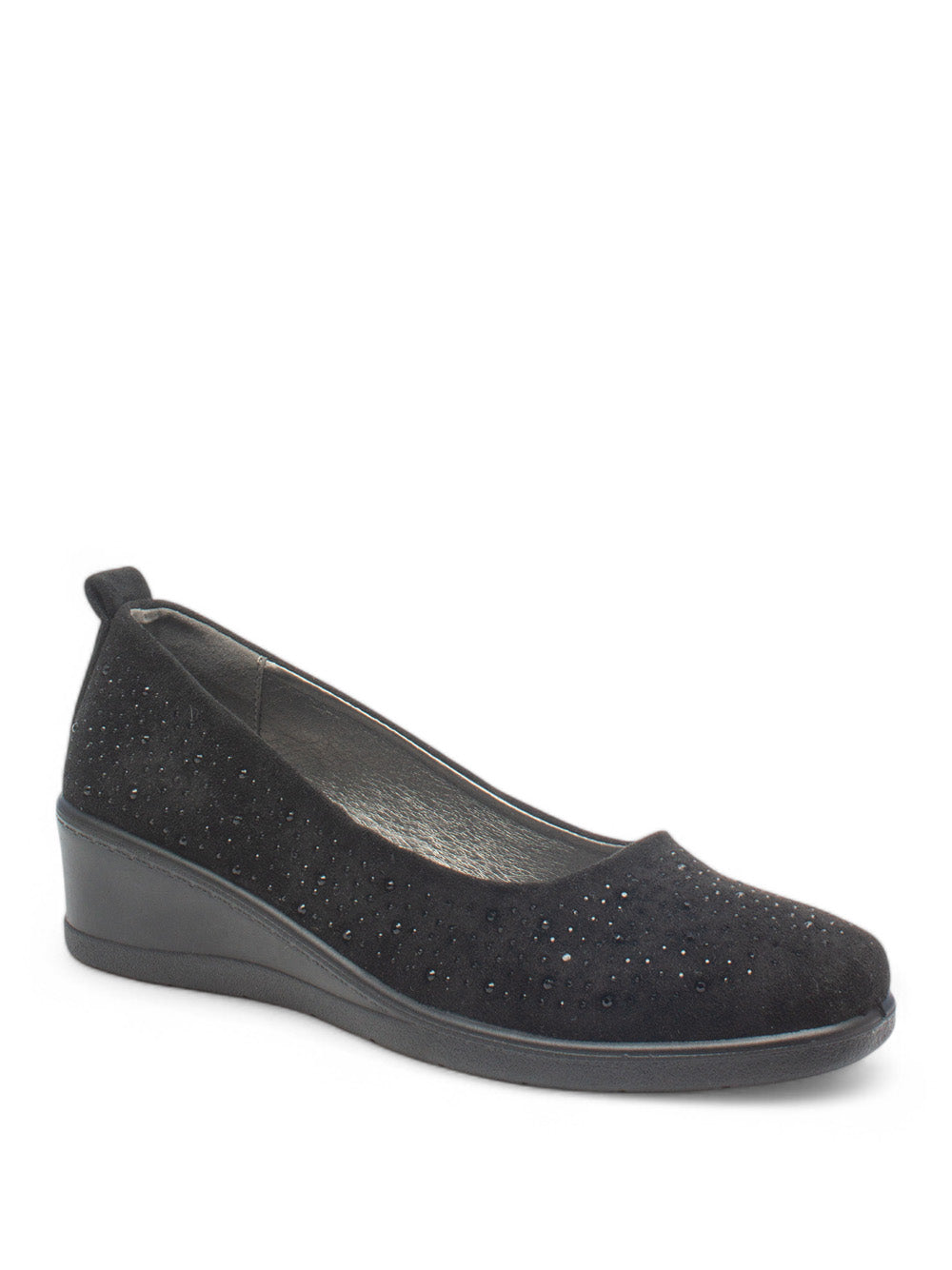 CINZIA SOFT Mocassini con zeppa Donna - Nero modello PF6241