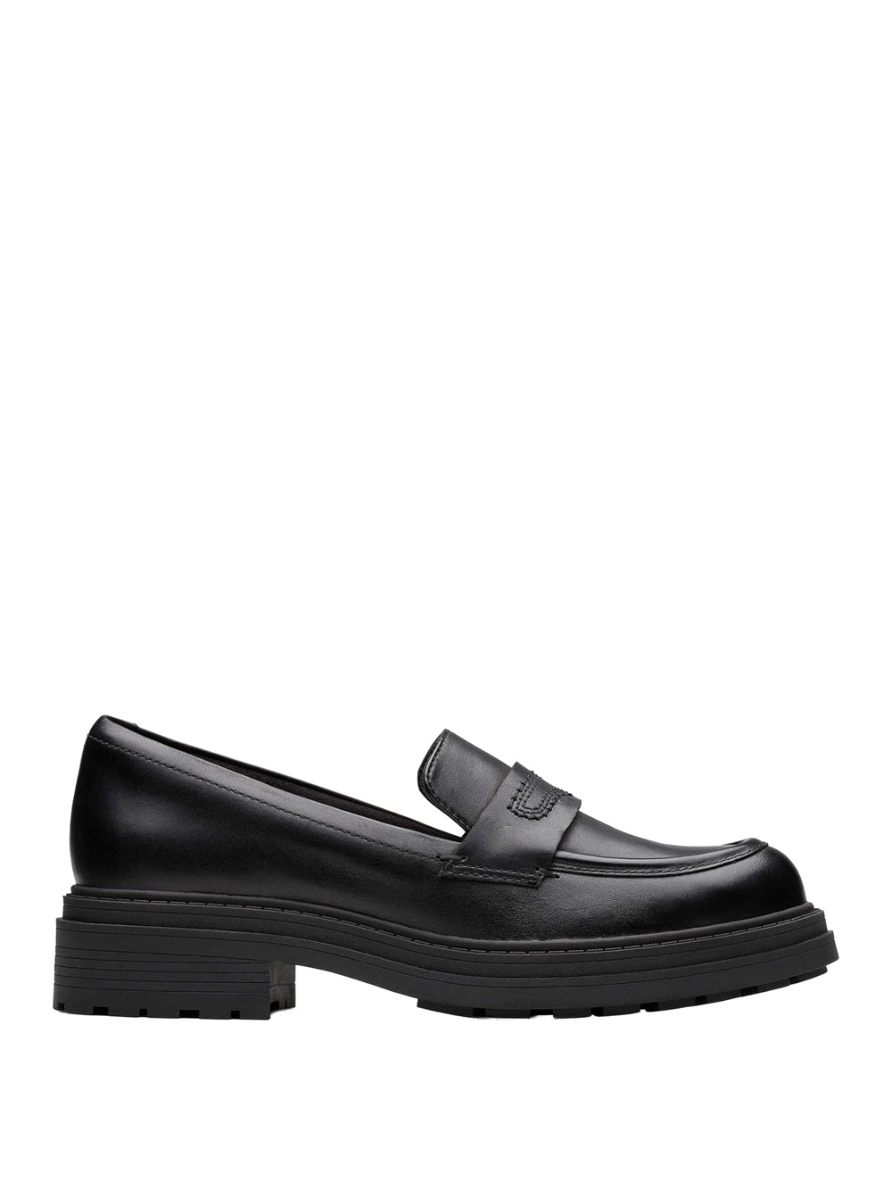 CLARKS Mocassini con tacco Donna - Nero modello 26183172
