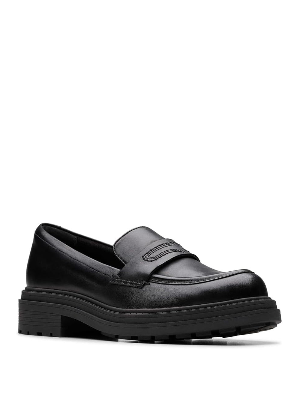 CLARKS Mocassini con tacco Donna - Nero modello 26183172