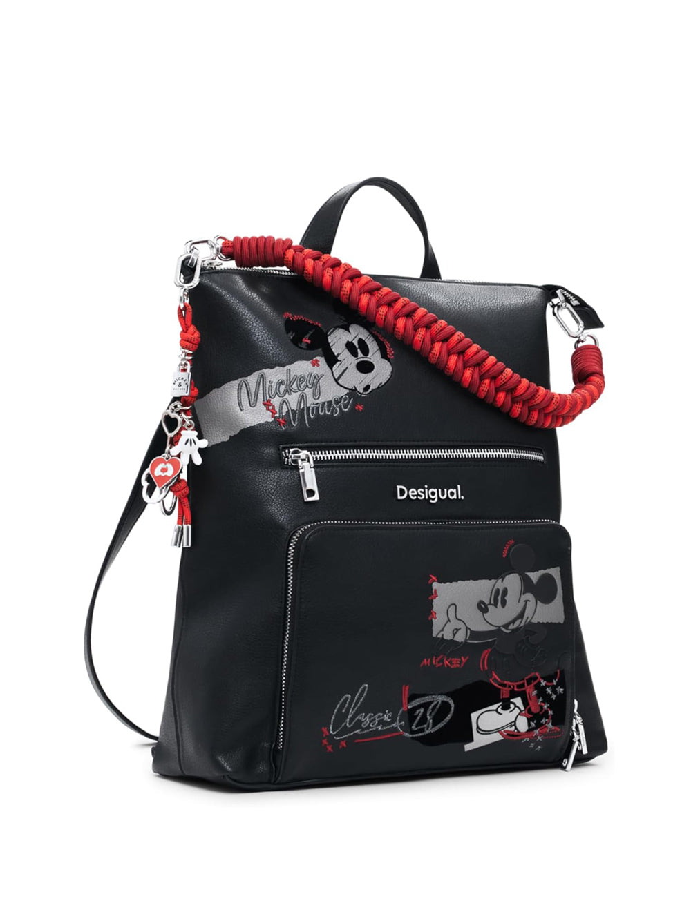DESIGUAL Borsa a Zainetto Donna - Nero modello 25WAKP01