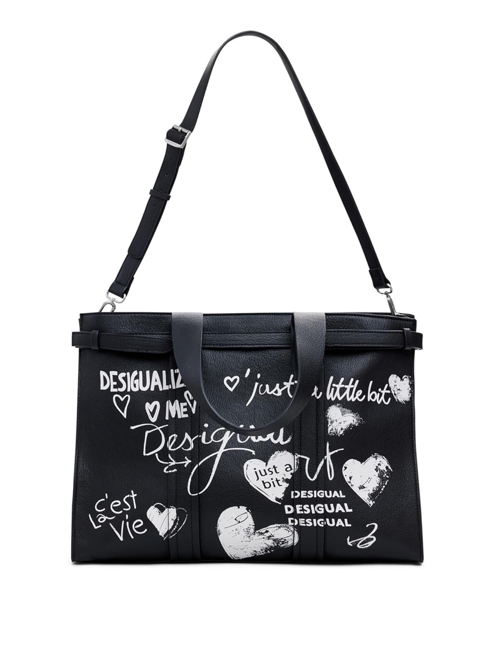 DESIGUAL Borsa a Spalla Donna - Nero modello 25WAXPA5