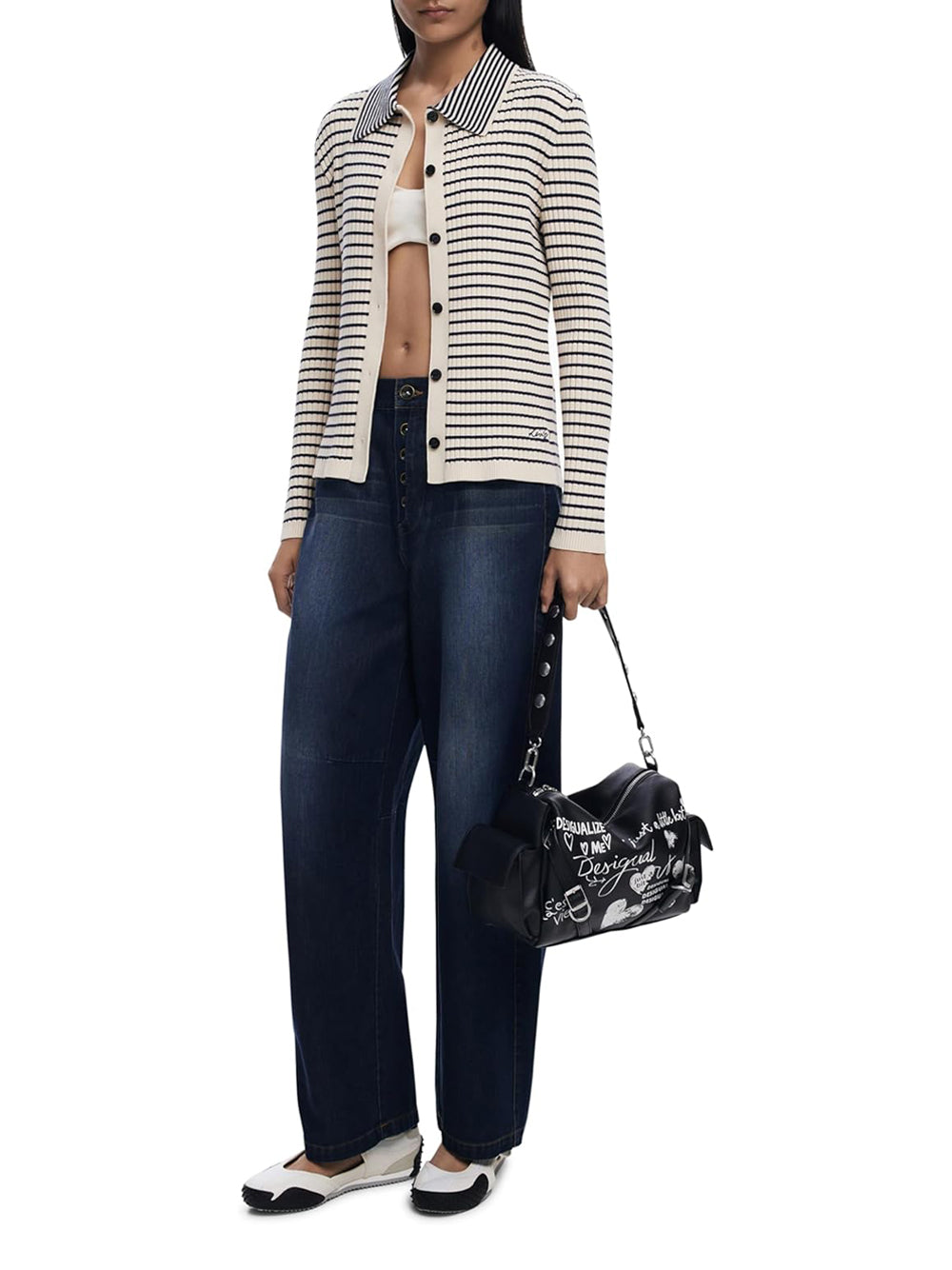 DESIGUAL Borsa a Spalla Donna - Nero modello 25WAXPA6