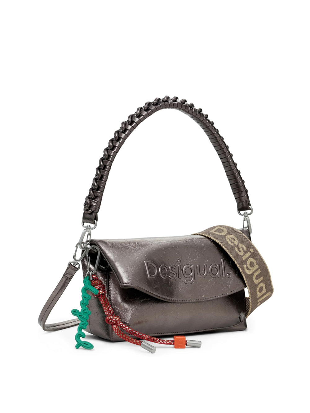 DESIGUAL Borsa a Spalla Donna - Argento modello 25WAXPAQ