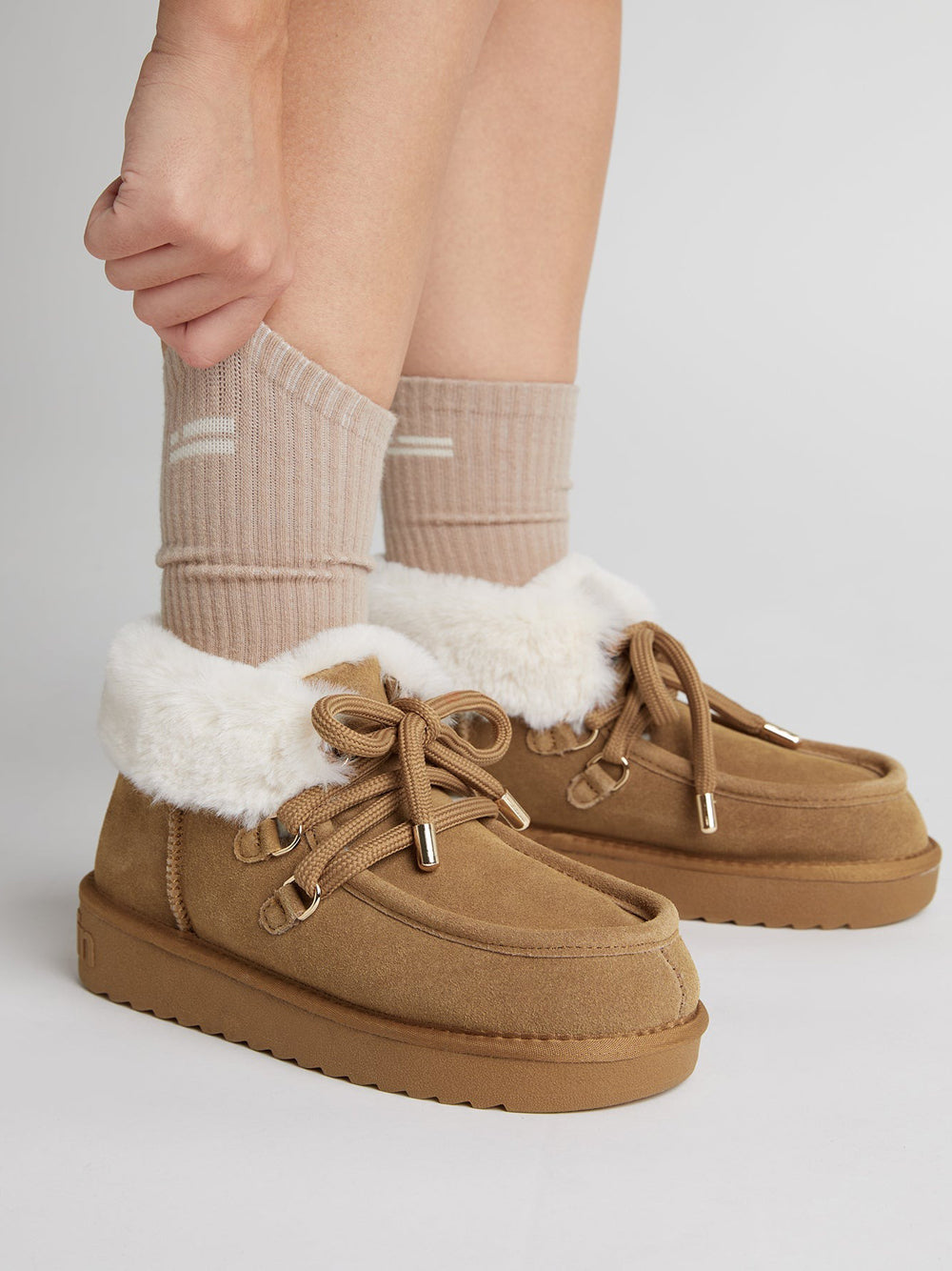 D.FRANKLIN Stivaletti Mammut Donna - Marrone modello DFSH375006