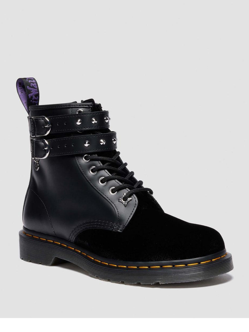 DR. MARTENS Stivaletti anfibio Donna - Nero modello 1460 WDN