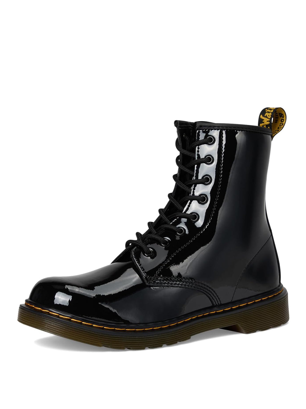 DR. MARTENS Stivaletti anfibio Bambino - Nero modello 1460 Y PATENT
