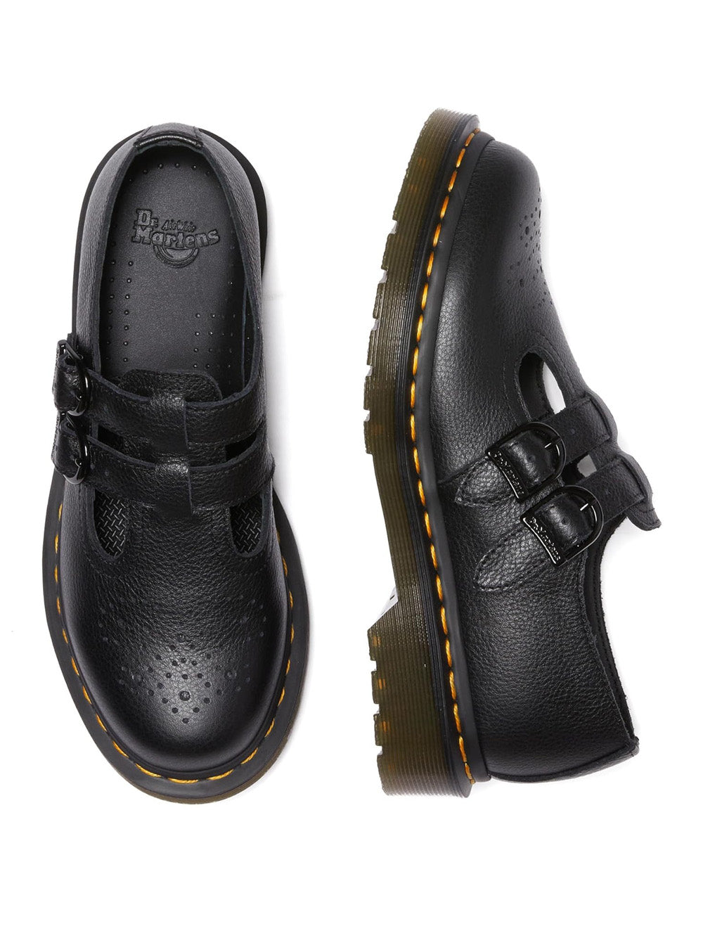DR. MARTENS Mocassini Mary Jane Donna - Nero modello 8065 MARY JANE