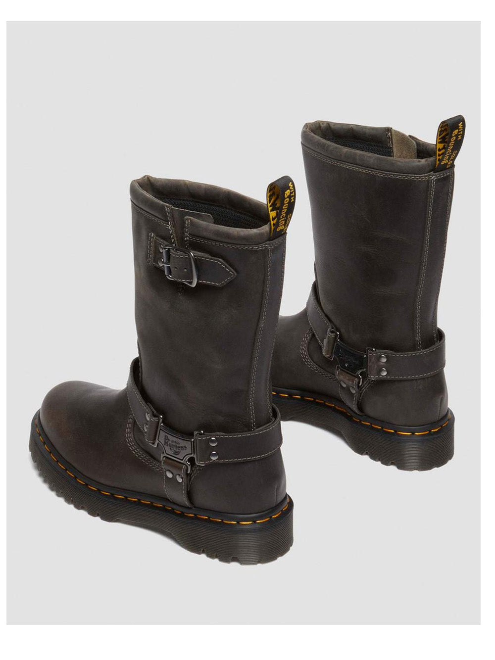 DR. MARTENS Stivali Donna - Grigio modello ANISTONE HI WAXY