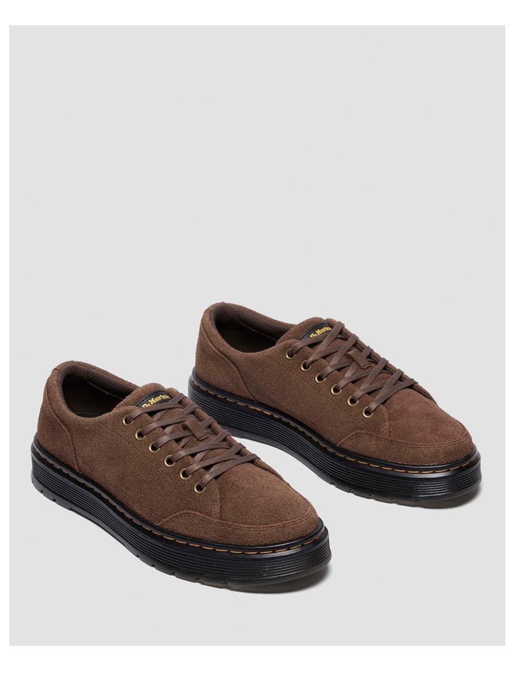 DR. MARTENS Sneakers Uomo - Marrone modello BROOKLINE U BRONX SUEDE