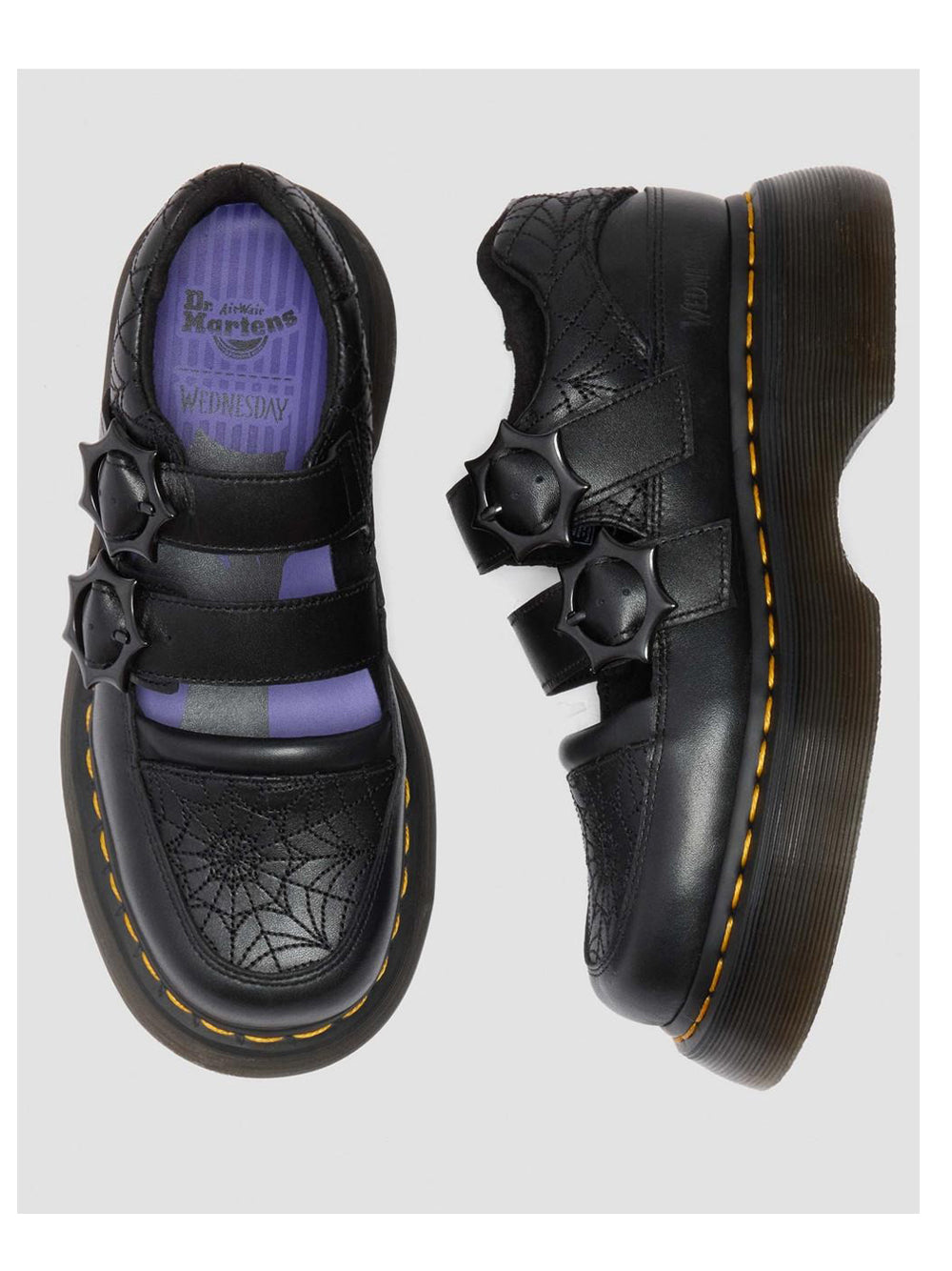 DR. MARTENS Mocassini Mary Jane Donna - Nero modello BUZZ WDN