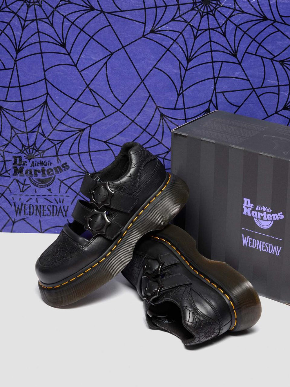 DR. MARTENS Mocassini Mary Jane Donna - Nero modello BUZZ WDN