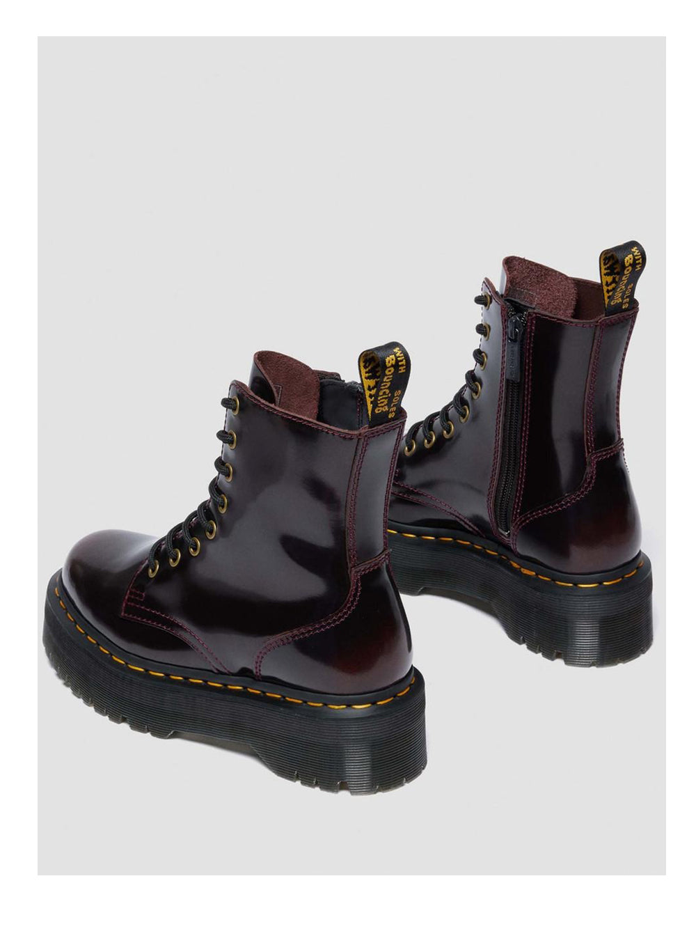 DR. MARTENS Stivaletti platform Donna - Rosso modello JADON ARCADIA