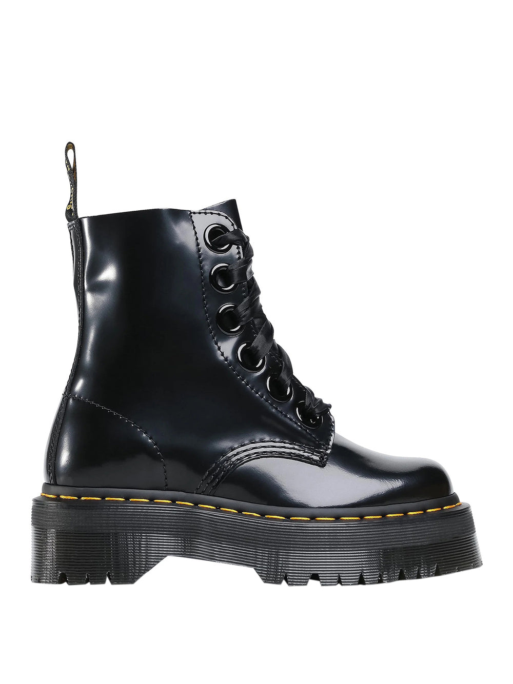 DR. MARTENS Stivaletti platform Donna - Nero modello MOLLY BUTTERO