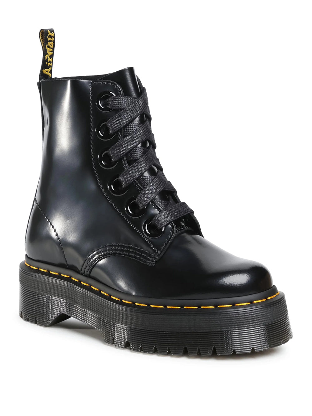 DR. MARTENS Stivaletti platform Donna - Nero modello MOLLY BUTTERO