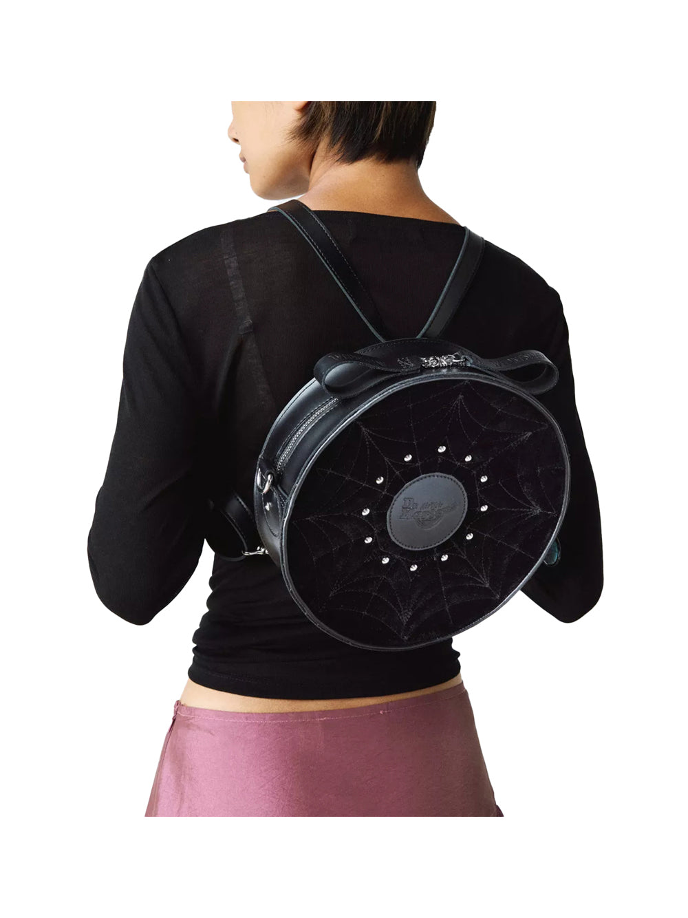 DR. MARTENS Borsa a Tracolla Donna - Nero modello ROUND