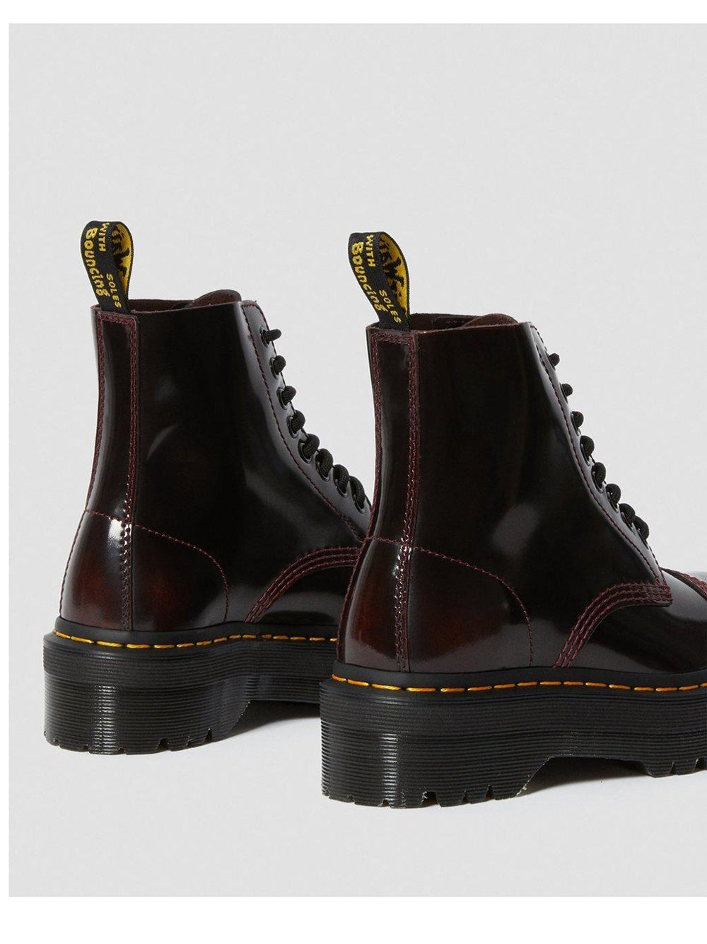 DR. MARTENS Stivaletti platform Donna - Rosso modello SINCLAIR ARCADIA