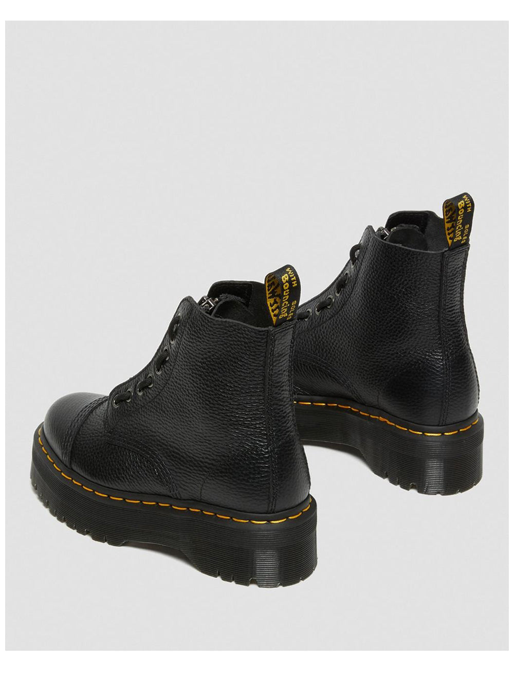 DR. MARTENS Stivaletti platform Donna - Nero modello SINCLAIR MILLED NAPPA