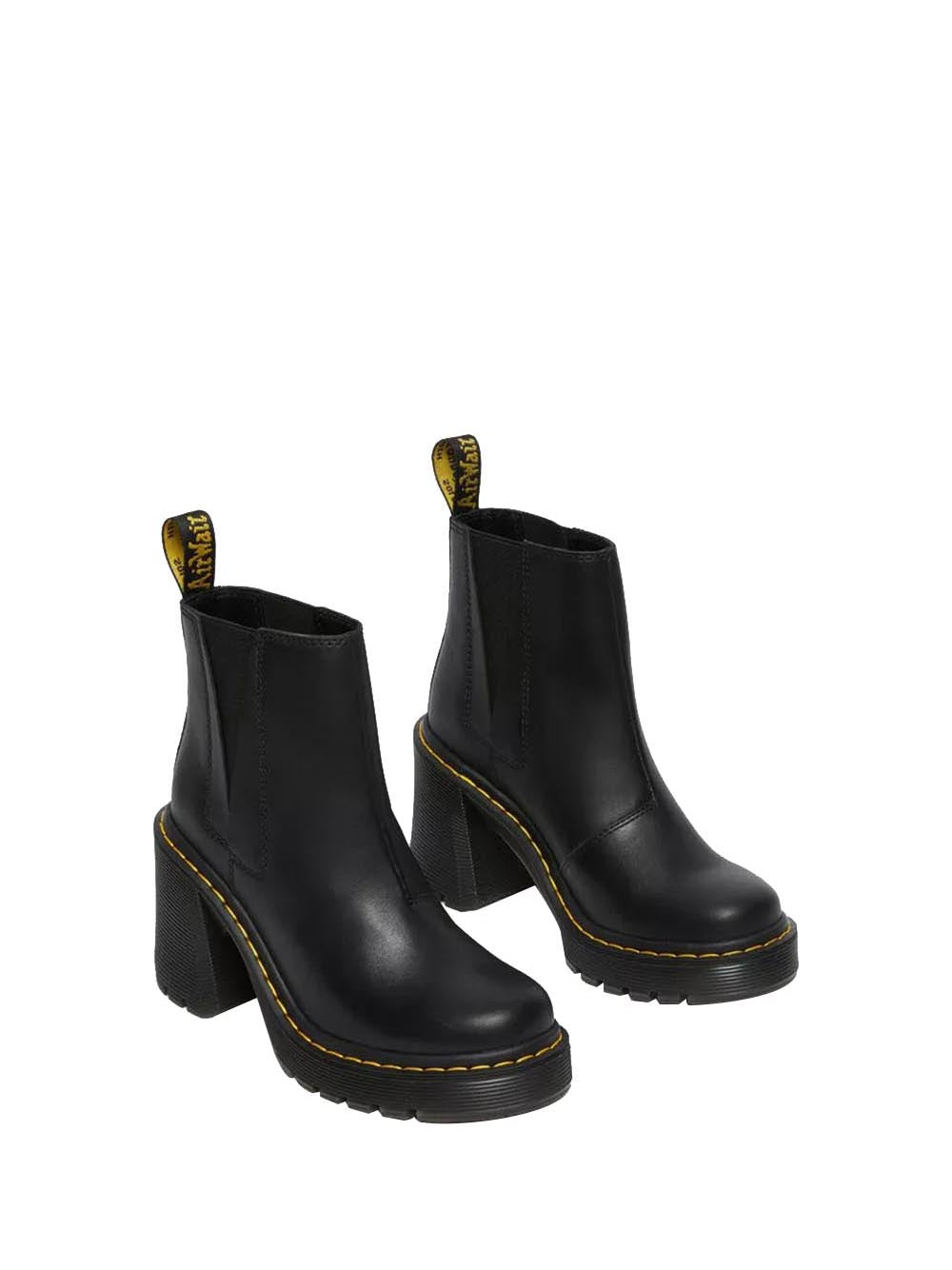 DR. MARTENS Stivaletti con tacco Donna - Nero modello SPENCE